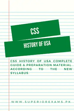 CSS History of USA