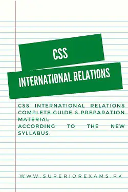 css internationl relations